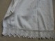 Ancien - Grande Culotte Fendue En Coton Blanc Avec Dentelle Années 30 - 1900-1940