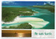 Ile MAURICE---Lot De 3 CPM  (vues Aériennes + Multivues )--beaux Timbres Au Verso - Mauritius