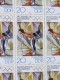 Germany (DDR) 1980 Full Plate Mint - Olympics Lake Placid - Skating - Unused Stamps