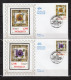 Faciale = 3.40 €. 2 Env. 1er Jour En Soie De 2006 " SUNRISE ET SUNSET, MOSAÏQUES De NALL " N°YT 2575 76. Parf. état FDC - FDC