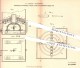 Original Patent - F. C. Nehse In Düsseldorf , 1900 , Rostfeuerung Mit Verdampfung Von Wasser , Feuerung , Rost , Ofen ! - Historische Dokumente