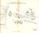 Original Patent - H. Bückling , Frankfurt  Main , 1885 , Schaltwerk Zum Abrücken Der Walzen Im Leergang , Mühle , Mühlen - Historische Dokumente