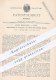 Original Patent - A. Frederking , Leipzig , 1888 , Stütze Für Ausgekuppelte, Auf Laufenden Wellen Befindliche Scheiben ! - Historische Dokumente