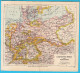 DEUTSCHES REICH & DENMARK Orig. Old Map About 1900.y Maps Cartes Anciennes Alte Karten Vecchie Mappe Germany Deutschland - Geographical Maps