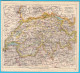 SWITZERLAND Original Old Map About 1900.y * Maps Cartes Anciennes Alte Karten Vecchie Mappe Suisse Schweiz Svizzera - Geographical Maps