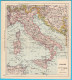 ITALY  - Original Old Map About 1900.y * Maps Cartes Anciennes Alte Karten Vecchie Mappe * Italia Italien - Geographical Maps