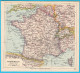 FRANCE - Original Old Map About 1900.y * Maps Cartes Anciennes Alte Karten Vecchie Mappe * Francia Frankreich - Geographical Maps