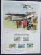 Isle Of Man 1984 FDC Lithograph - Airmail Service -planes - Scott 262/266 - Isola Di Man