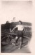 Photo Originale Vélo - Jeune Femme, Vélo Et Voie De Chemin De Fer En 1943 - Légende - Cyclisme