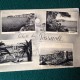Cartolina Saluti Da Pozzuoli  Piega ,via Napoli,tempio Si Serapide,panorama Da Vulcano Solfatara Viaggiata 1957 - Pozzuoli