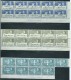 British Antarctic Territory 1963 QEII Definitives 1d To 1/- Imprint & Plate # Strips Of 10 MNH , 1 X 1/- Stamp Missing - Unused Stamps