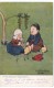 Dutch Children Sheapeard Artist Signed Image, 'Un Peu Beaucoup Passionnement' C1900s Vintage Postcard - Shepheard