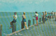 Kamouraska Québec Canada - Fishing On The Wharf - Quai - Animated Men Women - 2 Scans - Other & Unclassified