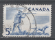 Canada 1957. Scott #367 (U) Canada's Outdoor Recreation Facilities: Hunter And Dog - Oblitérés