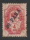 Russia, Offices In Turkey, 20 P. On 4 K. 1904, Sc # 32, Mi # 22y, Used - Turkish Empire