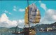 ASIE---HONG KONG----the Harbor----PAN AM  Airline---voir 2 Scans - China (Hongkong)