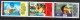1994 Cote D´Ivoire Ivory Coast President 2 Strips Of 3 And Souvenir Sheet  Complete Set  MNH - Ivoorkust (1960-...)