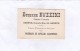 Carte De Visite De  ETIENNE  BUZZINI.  GENEVE...(Format : 11,5 Cm. X 7,5 Cm.) - Unclassified