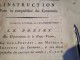 INSTRUCTION POUR LA COMPTABILITÉ DES COMMUNES ,LIMOGES LE PRÉFET, 8 FLORÉAL AN 11 DE LA REPUBLIQUE - Décrets & Lois