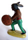 Figurine MINIALUX Far West INDIEN BOUCLIER ET LANCE ? 50's Pas Starlux Clairet Lance Cassée - Militaires