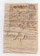 Parchemin Manuscrit Acte Cachet Généralité De Poitiers à Déchiffrer 17ème ? 1feuille Recto Et Verso - Gebührenstempel, Impoststempel