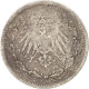 Monnaie, GERMANY - EMPIRE, 1/2 Mark, 1907, Berlin, TTB, Argent, KM:17 - 1/2 Mark