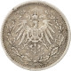 Monnaie, GERMANY - EMPIRE, 1/2 Mark, 1908, Berlin, TTB, Argent, KM:17 - 1/2 Mark