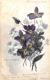 [DC3084] CPA - VIOLE MIOSOTIS - Viaggiata 1904 - Old Postcard - Bloemen