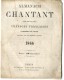 ALMANACH  CHANTANT  CHANSONS FRANCAISES ILLUSTREES PAR TELORY  1866  -  12  PAGES - Autres & Non Classés