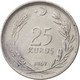 Monnaie, Turquie, 25 Kurus, 1967, TTB+, Stainless Steel, KM:892.3 - Turquie