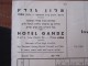 HOTEL REST HOUSE GANDZ CARMEL HAIFA ORIGINAL VINTAGE PALESTINE BILL POST STAMP LETTER ENVELOPE ISRAEL - Hotel Labels