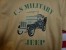 T SHIRT Beige US MILITARY JEEP Tailles L XL XXL ( MB MA WILLYS FORD ) Tee - Veicoli