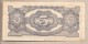 Birmania - Banconota Non Circolata FdS Da 5 Rupie - Occupazione Giapponese - 1942/4 - Myanmar