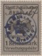 Allemagne / Pologne 1927. Document Fiscal De La Police De Breslau Ou Wroc&#322;aw. Timbre Avec Aigle à 1 M - Police - Gendarmerie