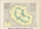 LA RÉUNION - Ensemble De 4 Cartes Géographiques - On Joint Un Article Extrait De L´Atlas National : 3 Pages - Geographical Maps