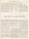 LA RÉUNION - Ensemble De 4 Cartes Géographiques - On Joint Un Article Extrait De L´Atlas National : 3 Pages - Geographical Maps