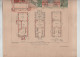 Architecture Habitations Economiques Petite Villa D´artiste Coupe élévation  Pinteux Architecte Vers 1910 Rare - Architecture