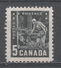 Canada 1957. Scott #373 (MNH) Miner With Pneumatic Drill  (Complete Issue) - Unused Stamps