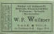 Halle - Strassenbahn Halle - Tagesfahrschein 25 Rpfg. 30er Jahre - Rückseitig Werbung W.F. Wollmer Kleider- Und Seidenst - Europe