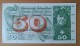 Delcampe - LOT DE 4 BILLETS BANQUE NATIONALE SUISSE 50 F NEUF JAMAIS UTILISES 23.12.1965 Numéros Qui Se Suivent. SUP +++ - Suiza