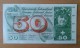 Delcampe - LOT DE 4 BILLETS BANQUE NATIONALE SUISSE 50 F NEUF JAMAIS UTILISES 23.12.1965 Numéros Qui Se Suivent. SUP +++ - Switzerland