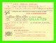 DOCUMENTS HISTORIQUES - O.R.T.F., CENTRE NATIONAL DES REDEVANCES, RENNES-GARE (35) - FICHE D'IDENTIFICATION, 1974 - - Documents Historiques