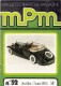 REVUE MENSUELLE N°52 JUILLET AOUT 1975 MAQUETTES PLASTIQUE MAGAZINE MPM MAQUETTISME MERCEDES 500 K/AK CABRIOLET DE 1935 - Modelbouw