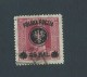 DEC.1918.K.u.K. Feldpost 45 On  60 H. WITH STARS. Optd. POLSKA  POCZTA .USED. - Used Stamps