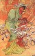 #BV1325  MUCHA ALPHONSE POSTCARD UNUSED REPRINT OF EPOCH. - Mucha, Alphonse