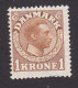 Denmark, Scott #133, Mint Hinged, King Christian X, Issued 1913 - Unused Stamps