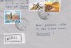 2 SCANS - TIMBRES - STAMPS - LETTRE RECOMMANDÉ POUR PORTUGAL - CAP VERT / CAPE VERTE - TIMBRES DIVERS - Kaapverdische Eilanden