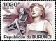 BURUNDI 2011 MARILYN MONROE  4 Values Set + Miniature Sheet MNH - Unused Stamps