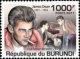 BURUNDI 2011 FAMOUS FILM ACTORS  4 Values Set + Miniature Sheet MNH - Unused Stamps