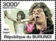 BURUNDI 2011 FAMOUS POP SINGERS   4 Values Set + Miniature Sheet MNH - Unused Stamps